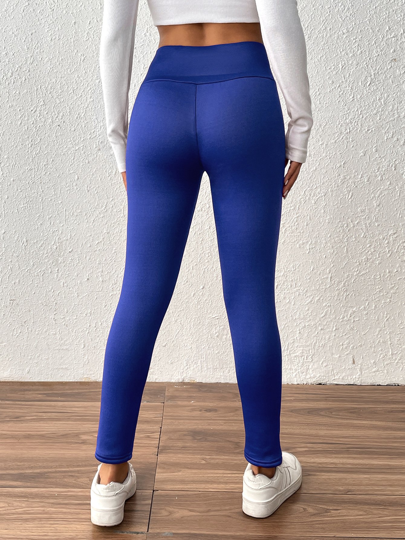 Women Plain Casual Winter Long Leggings
