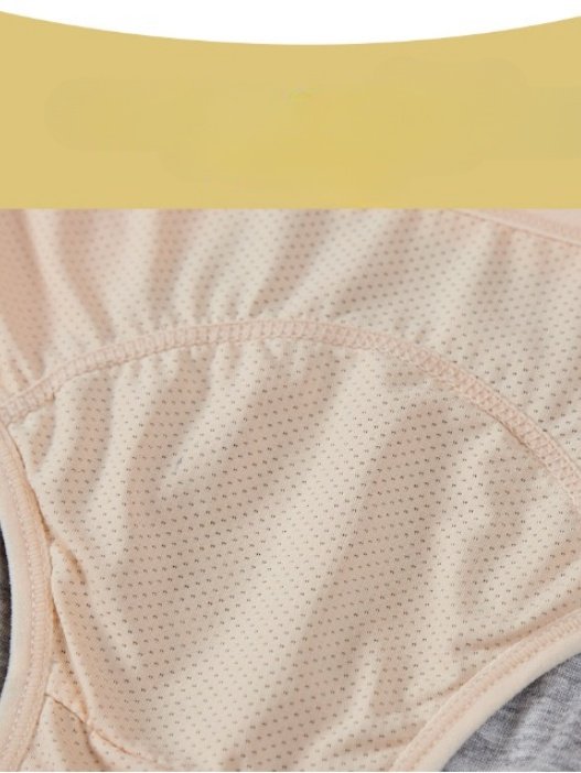 Plain Split Joint Sports Menstrual Pants Special Sanitary Pants Oversized High Waist Comfortable Menstrual Period Briefs Panty