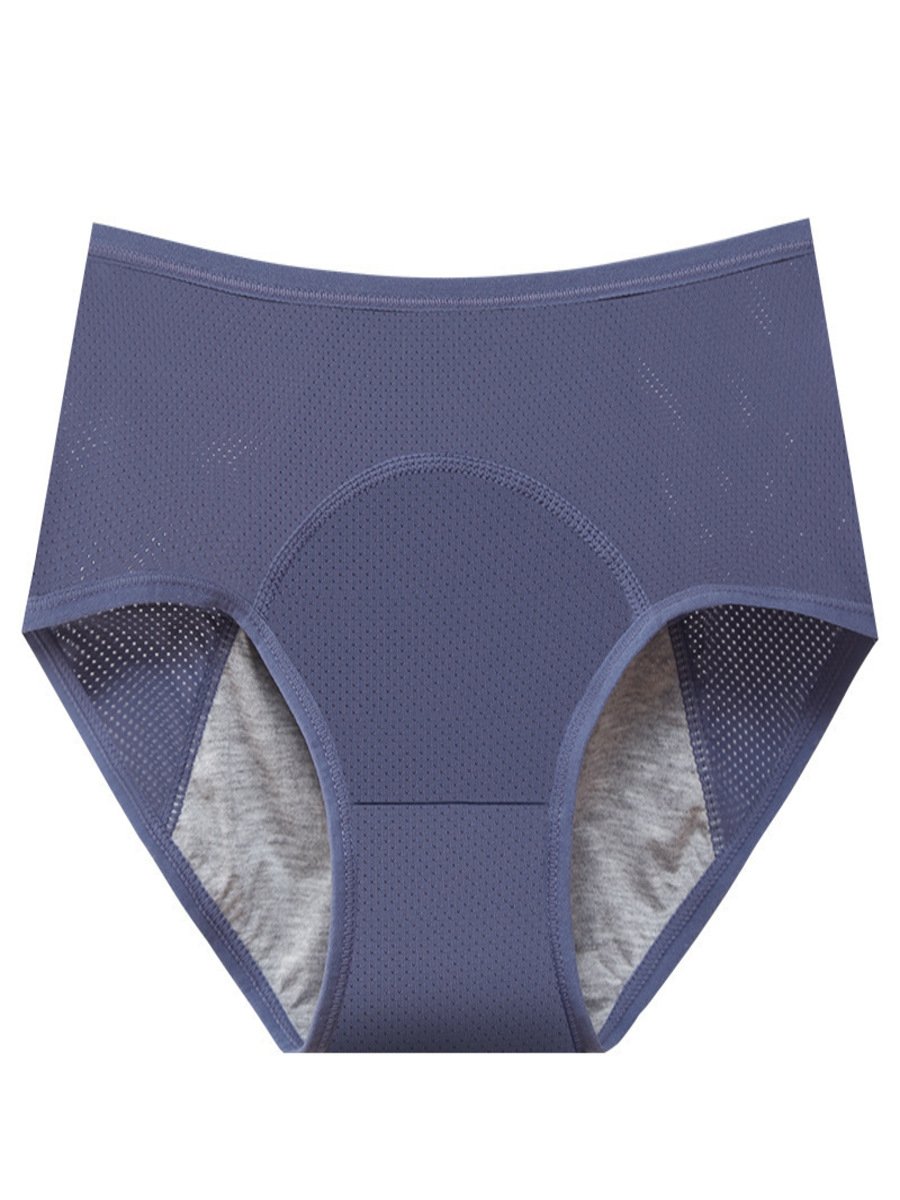 Plain Split Joint Sports Menstrual Pants Special Sanitary Pants Oversized High Waist Comfortable Menstrual Period Briefs Panty