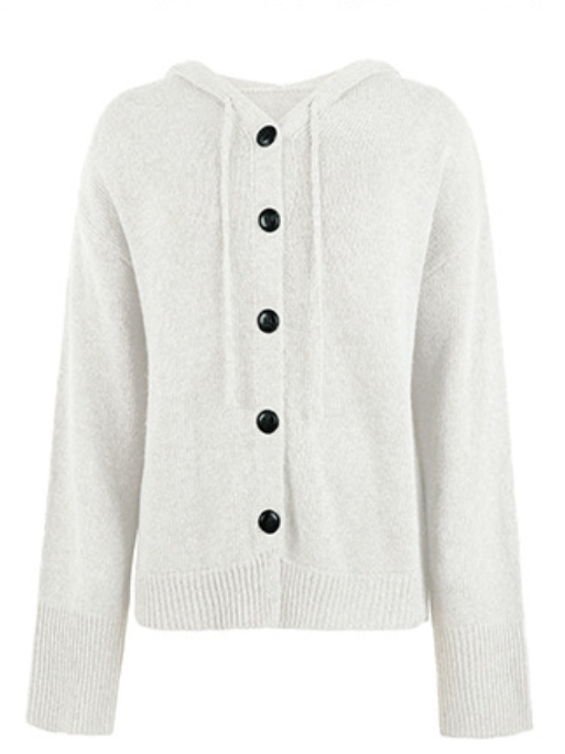 Women Plain Spring/Fall Cover-up Vintage Split Joint Lightweight Cardigan