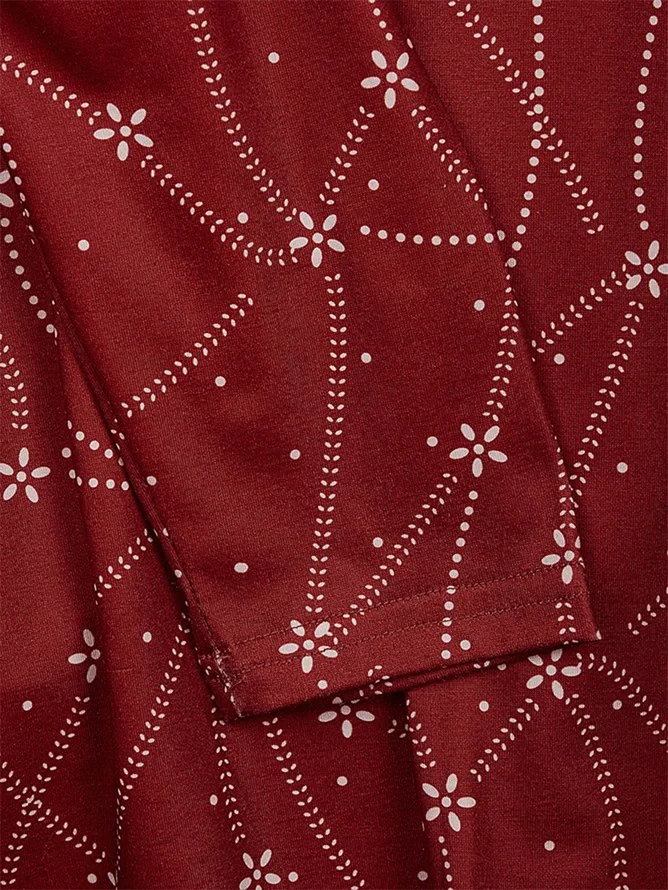 Women Striped Long Sleeve Tee T-shirt Crew Neck Vintage Spring/Fall Top