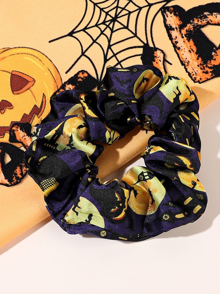 Large intestine hair band Halloween pumpkin skull hair band horror personality holiday hair accessories large intestine hair band