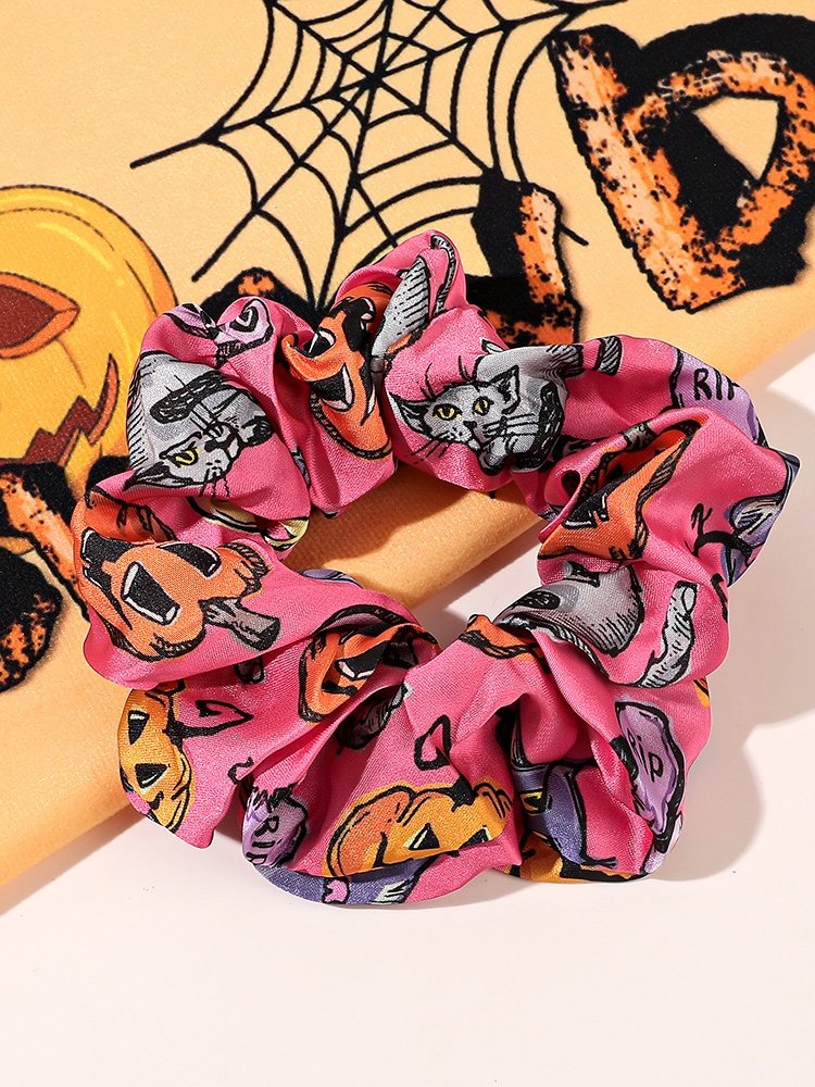 Large intestine hair band Halloween pumpkin skull hair band horror personality holiday hair accessories large intestine hair band