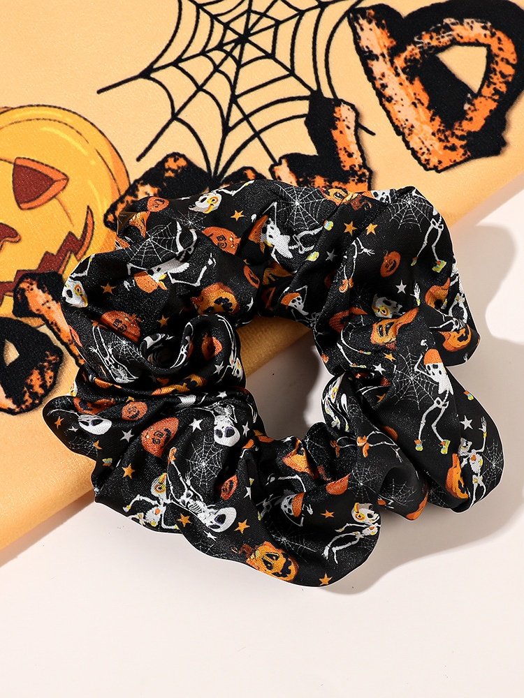 Large intestine hair band Halloween pumpkin skull hair band horror personality holiday hair accessories large intestine hair band