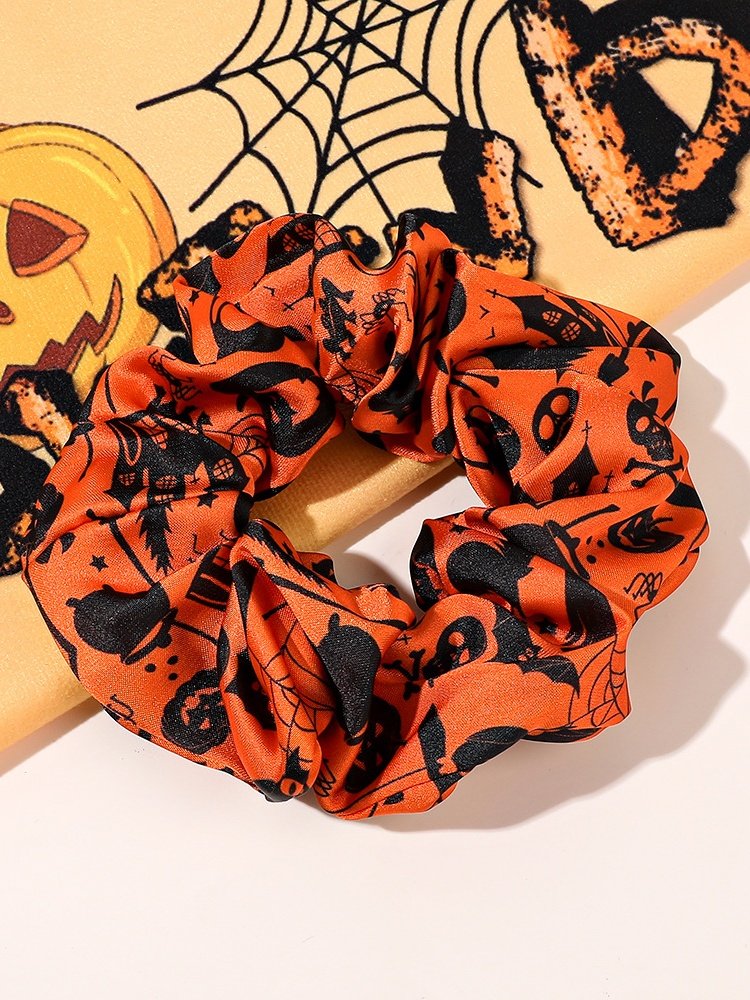 Large intestine hair band Halloween pumpkin skull hair band horror personality holiday hair accessories large intestine hair band