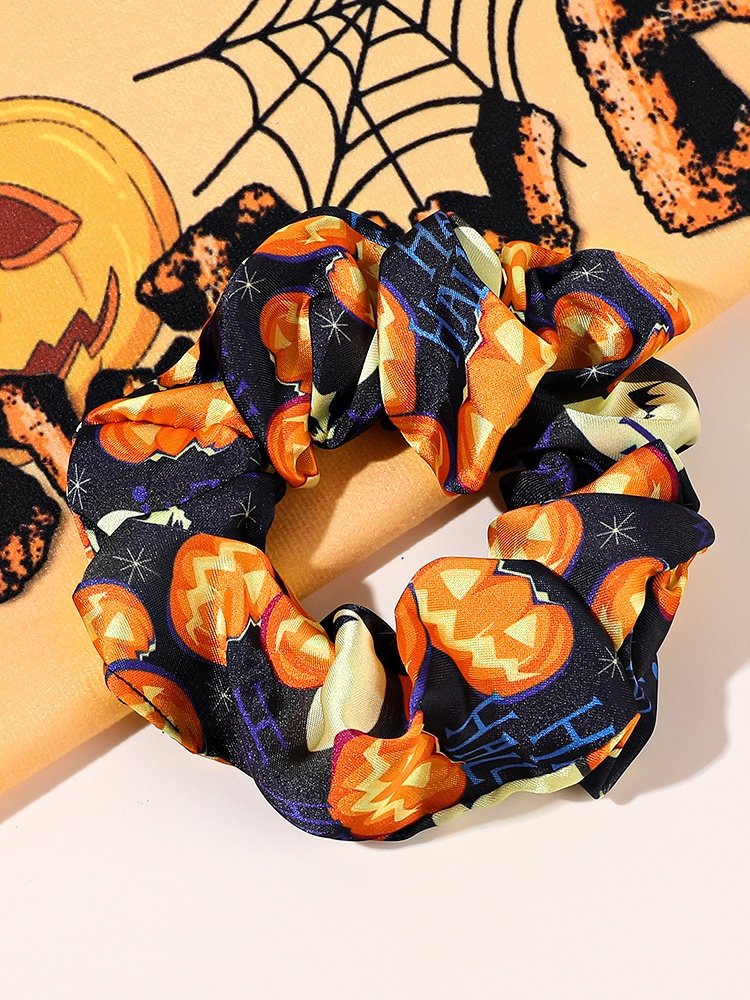 Large intestine hair band Halloween pumpkin skull hair band horror personality holiday hair accessories large intestine hair band