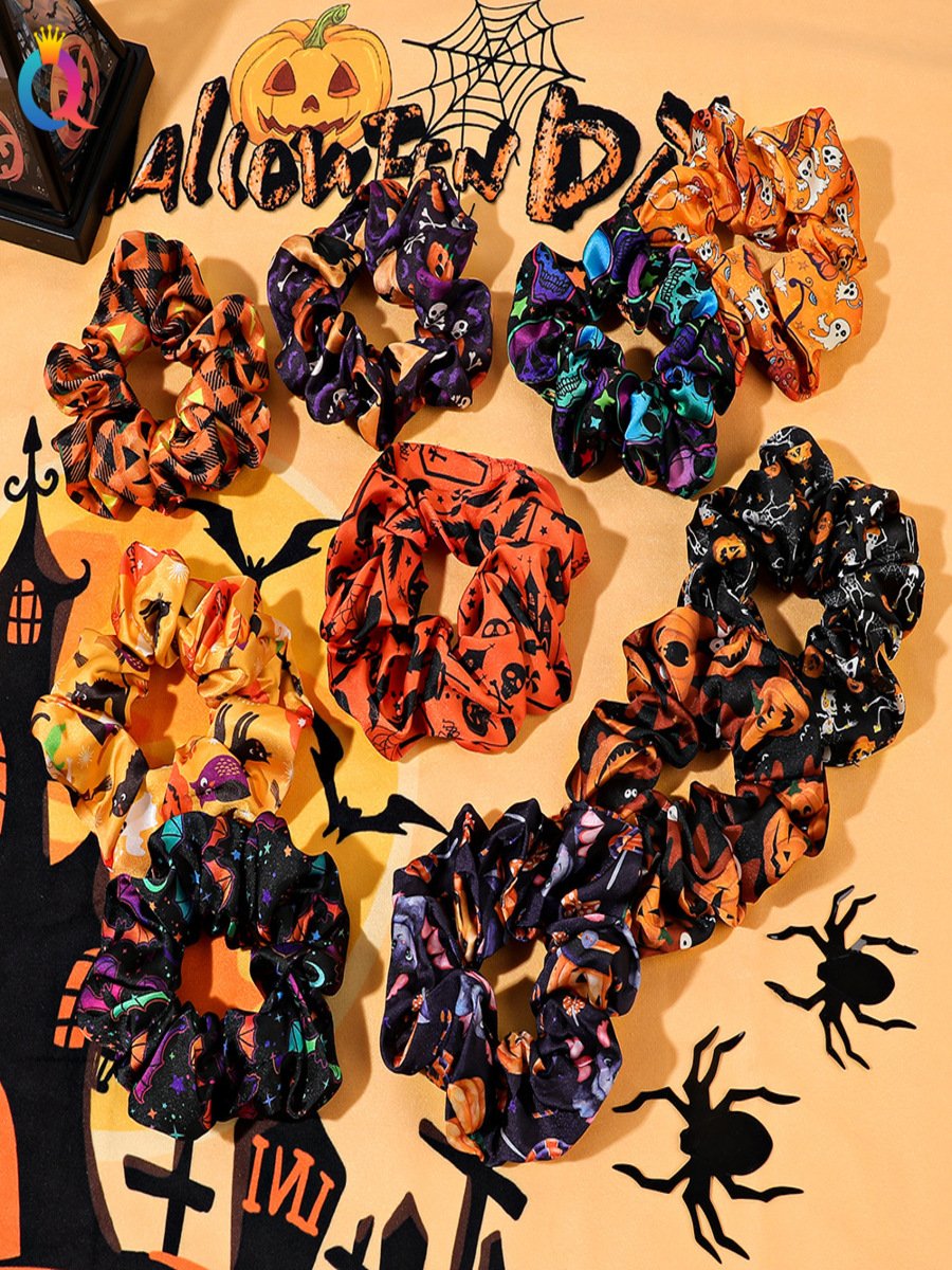 Large intestine hair band Halloween pumpkin skull hair band horror personality holiday hair accessories large intestine hair band