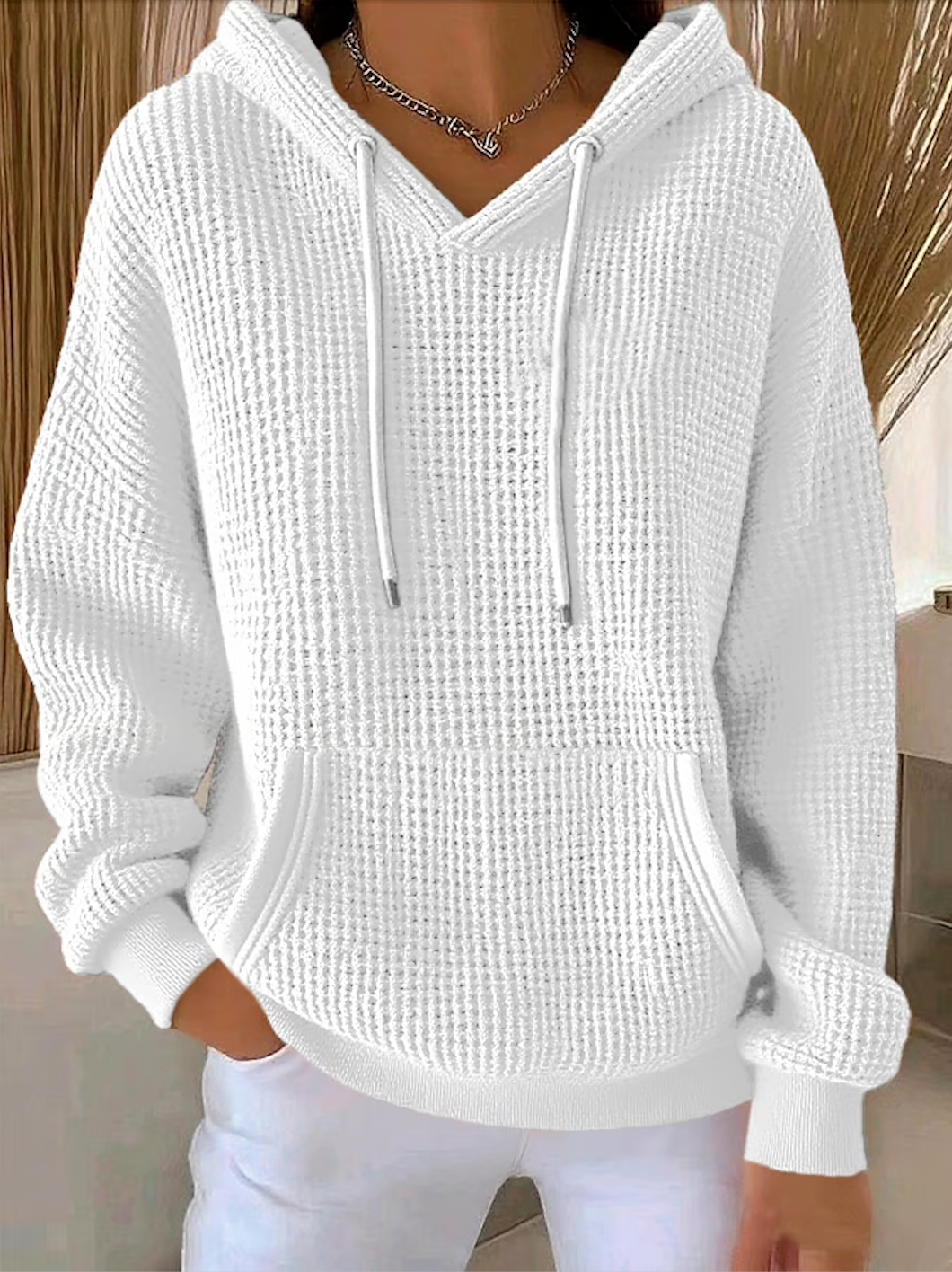 Women Plain Spring/Fall Long Sleeve Vintage Holiday Hoodie