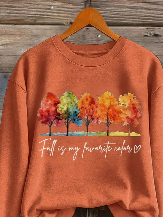 Women Text Letters Crew Neck Printing Casual Spring/Fall Long Sleeve Sweatshirt
