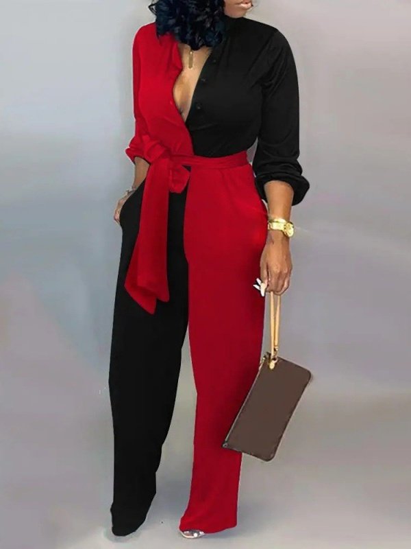 Women Striped Mock Neck Sleeveless Casual Summer Jumpsuit