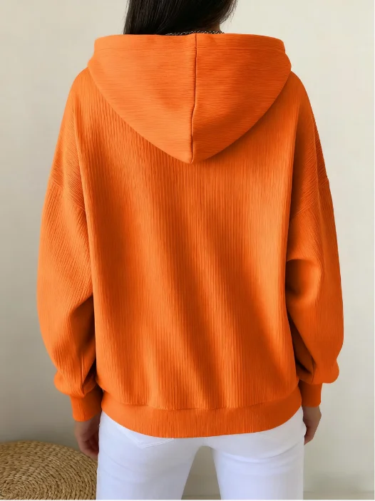 Women Text Letters Spring/Fall Long Sleeve Vintage Holiday Hoodie
