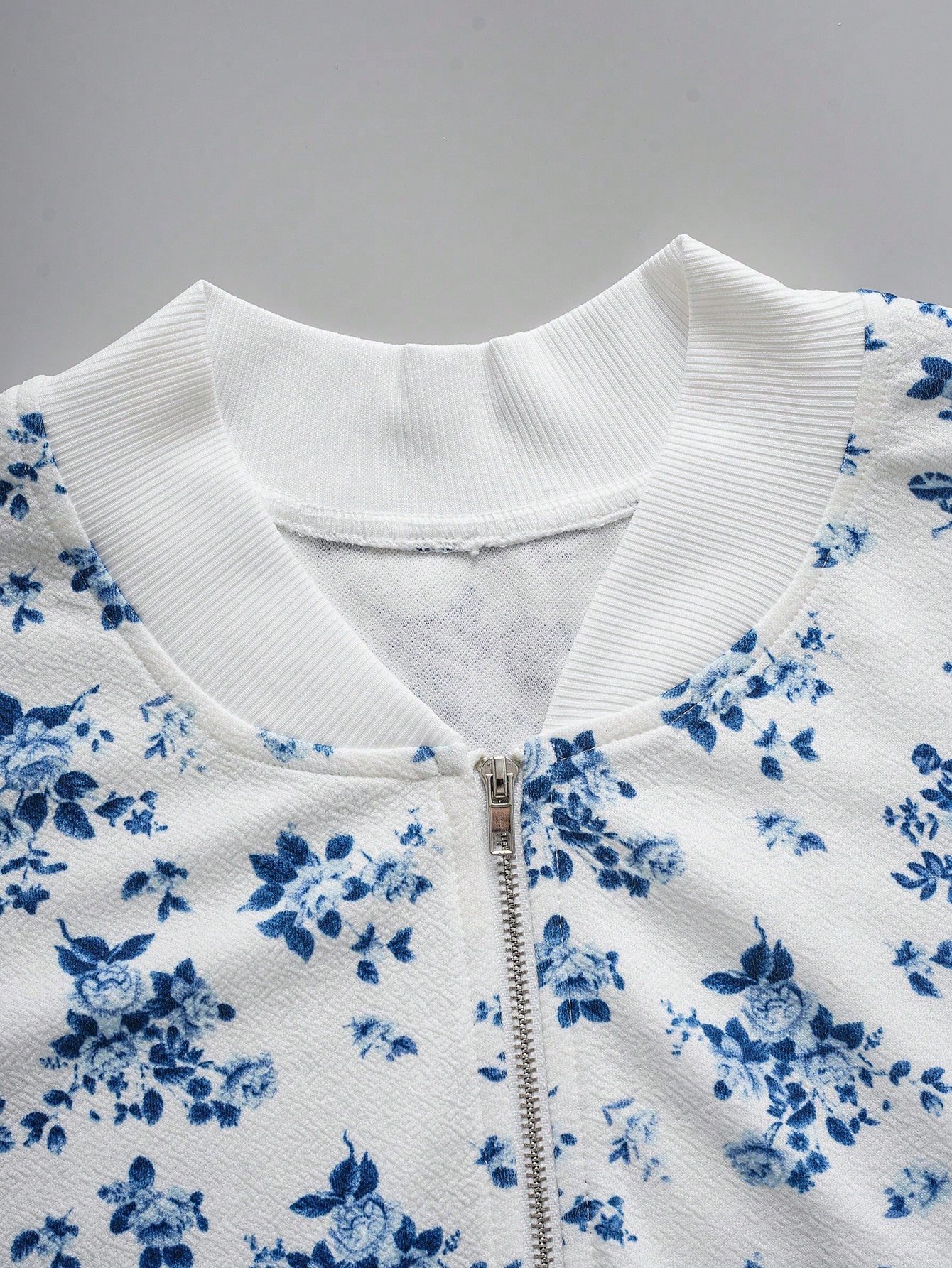 Women Spring/Fall Outerwear Vintage Printing Floral Long Sleeve Jacket