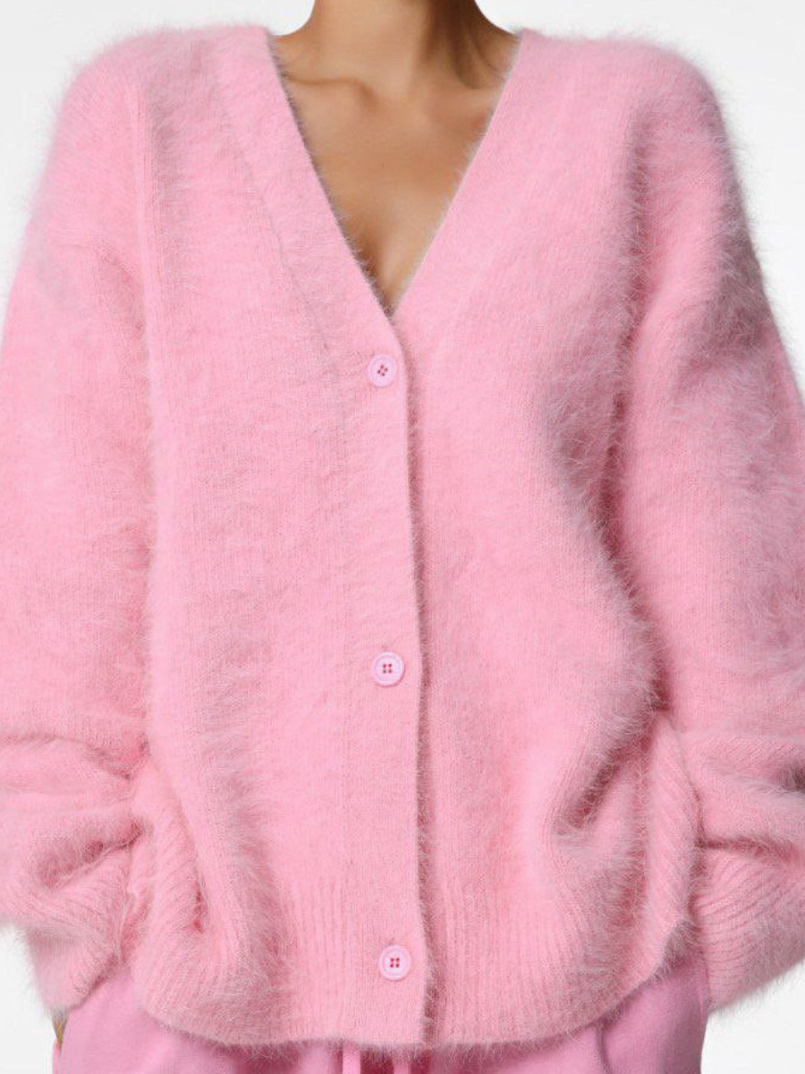 Women Plain Spring/Fall Cover-up Vintage Split Joint Lightweight Cardigan