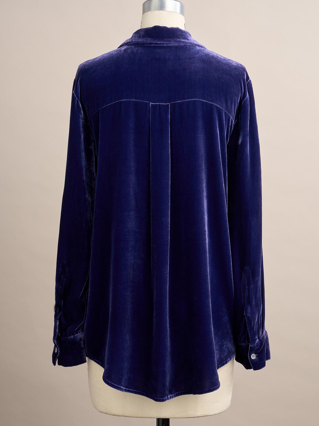 Women Plain Half Sleeve Shirt Summer Split Joint Shawl Collar Daily Vintage Top