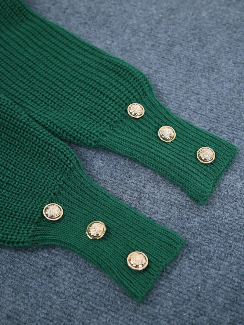 Women Plain Split Joint Winter Street Long Sleeve V Neck Sweater