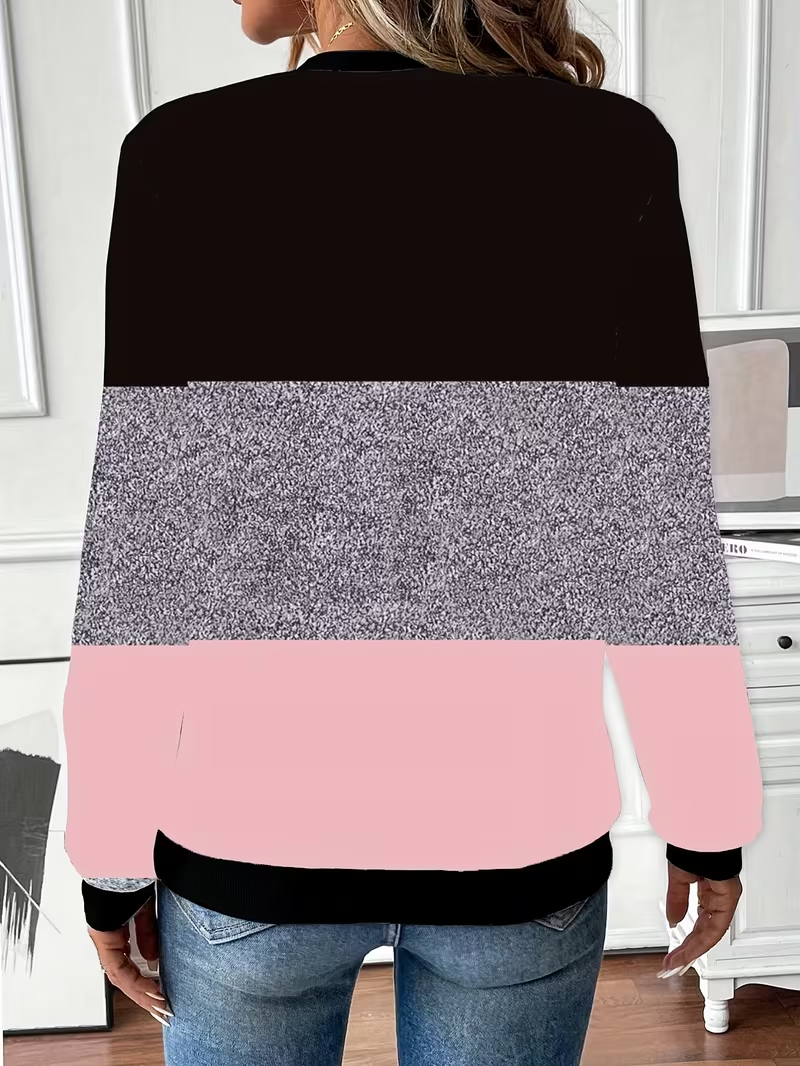 Women Heart/Cordate Crew Neck Printing Casual Spring/Fall Long Sleeve Sweatshirt