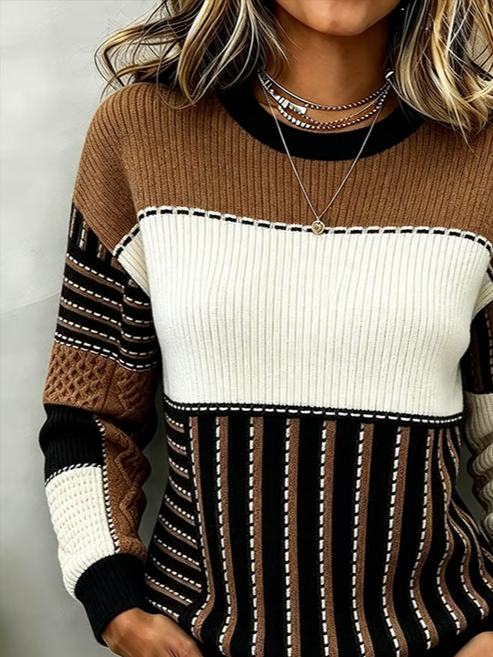 Women Abstract Crew Neck Printing Casual Spring/Fall Long Sleeve ...