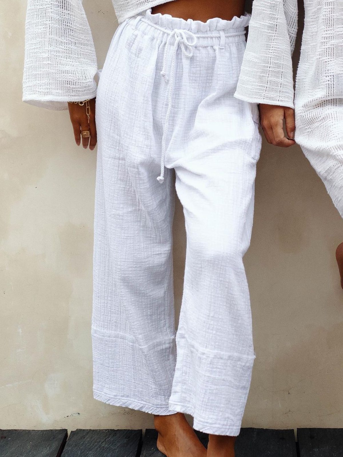 Linen White Set by Tamara Bellis