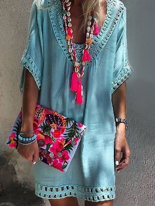 half sleeve summer dresses