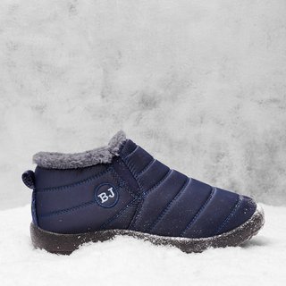 Women S Warm Fur Lined Ankle Slip On Winter Snow Boots Justfashionnow Com