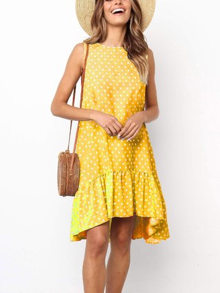 asymmetrical summer dress