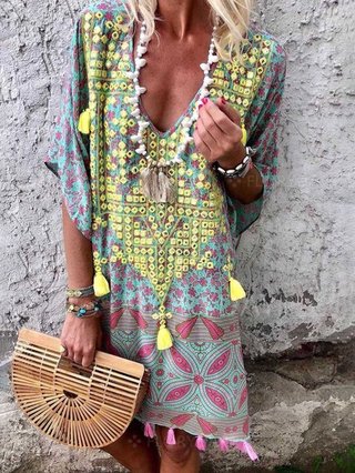 Justfashionnow Summer Dresses Vintage Dresses Holiday Half Sleeve