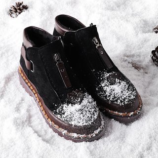 womens new style chelsea platform flat bottom martin ankle boots