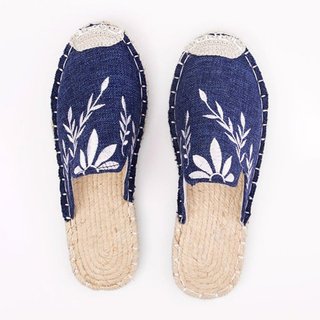 embroidered espadrille flats