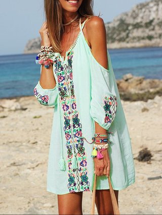 summer dresses plus size with sleeves