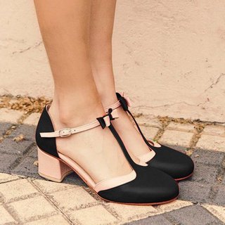 casual chunky heels