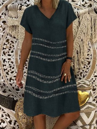 Justfashionnow Shirt Dress 1 Casual Dresses Daily Shift V Neck