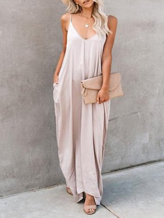 v neck dresses casual