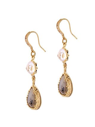 Handmade Womens Earrings Elegant Alloy Vintage Earrings As Picture