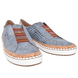 slide hollow out round toe sneakers
