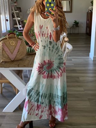 Women Plus Size Summer Maxi Dresses Casual Dresses