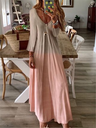 Justfashionnow Sundress Long Sleeve 1 Casual Dresses Daytime V