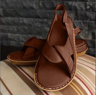 Women Sandals Open Toe Flat Heel Comfy Soft Sole Casual Sandals