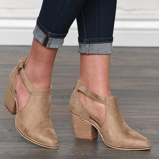 chunky womens boots