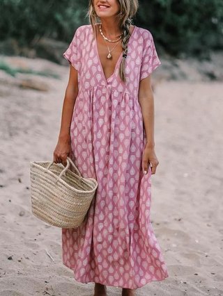 Justfashionnow Plus Size Maxi Summer Dresses Floral Dresses Casual