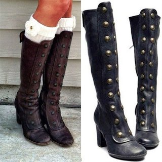 mid calf ladies boots