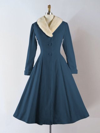 wool swing dress