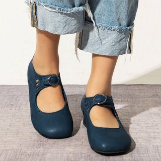 mary janes summer low heel vintage women shoes