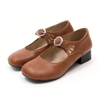 mary janes blue summer low heel vintage women shoes