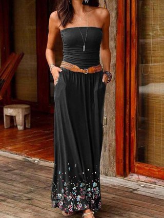 strapless holiday dresses