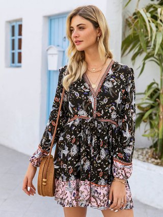 long sleeve holiday dress