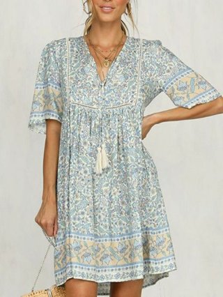 cotton blend summer dresses