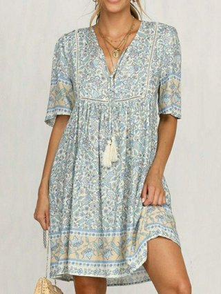 cotton blend summer dresses