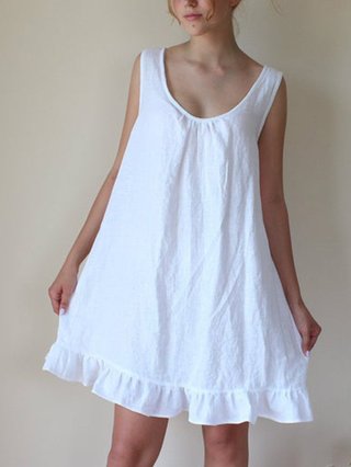 Justfashionnow Summer Dresses 1 Shirt Dress Casual Shift Round