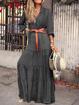 Justfashionnow Summer Dresses Long Sleeve Casual Dresses Daytime V
