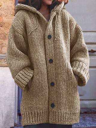 button sweater